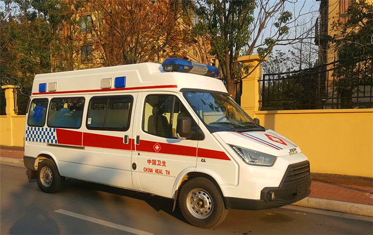 精神病院專用轉(zhuǎn)運(yùn)型救護(hù)車_江鈴特順長軸高頂精神病醫(yī)院專用救護(hù)車